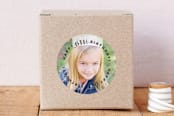 "Fun Happy Birthday" - Custom Stickers in Onyx by Christina Novak - Front