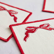 "Gibson" - Coasters in Merry by Pati Cascino - Detail