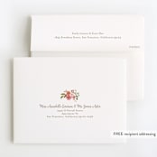 "Freshly cut flowers" - Children's Birthday Party Thank You Cards in Carnation by Jennifer Wick - FREE Recipient Addressing