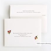 "Garden Party Joy" - Children's Birthday Party Thank You Cards in Rouge by frances mathys - FREE Recipient Addressing