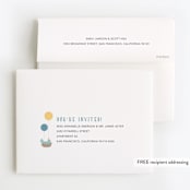 "Woodland Friends Celebration" - Children's Birthday Party Thank You Cards in Seafoam by Brandy Folse - FREE Recipient Addressing