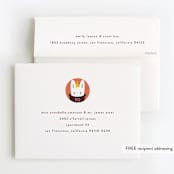 "Magic" - Children's Birthday Party Thank You Cards in Melon by Lori Wemple - FREE Recipient Addressing