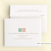 "Simply One" - Children's Birthday Party Thank You Cards in Seafoam by Joanne James - FREE Recipient Addressing