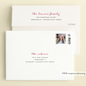 "12 Months" - Children's Birthday Party Thank You Cards in Light Slate by Katie Speelman - FREE Recipient Addressing