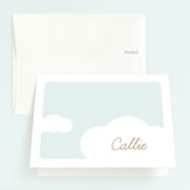 "Over the Rainbow" - Children's Birthday Party Thank You Cards in May by kelli hall - Front