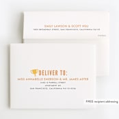 "Soccer Game Time" - Children's Birthday Party Thank You Cards in Navy by Jessie Steury - FREE Recipient Addressing