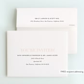 "One Year" - Children's Birthday Party Thank You Cards in Peach by Up Up Creative - FREE Recipient Addressing
