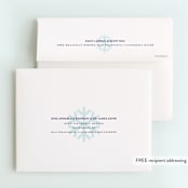 "Ice Castle" - Children's Birthday Party Thank You Cards in Frozen by Jessica Ogden - FREE Recipient Addressing