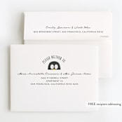 "Penguin Party" - Children's Birthday Party Thank You Cards in Mint by Brianne Larsen - FREE Recipient Addressing