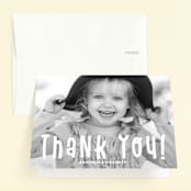 "Jungle Fun" - Children's Birthday Party Thank You Cards in Fuchsia by Jessie Steury - Front