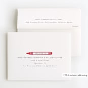 "Colorful Party" - Children's Birthday Party Thank You Cards in Coral by heythird - FREE Recipient Addressing