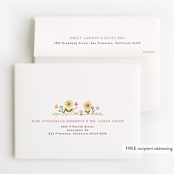 "Little Bunny" - Children's Birthday Party Thank You Cards in Carnation by Michelle Taylor - FREE Recipient Addressing