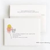 "Time to party!" - Children's Birthday Party Thank You Cards in Peach by Karidy Walker - FREE Recipient Addressing