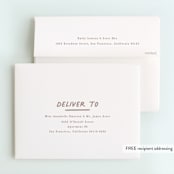 "One is Fun" - Children's Birthday Party Thank You Cards in Marshmellow by Creo Study - FREE Recipient Addressing