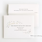 "Confetti party" - Children's Birthday Party Thank You Cards in Butterscotch by Shiny Penny Studio - FREE Recipient Addressing