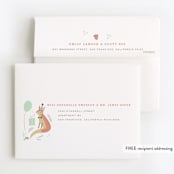 "tartletta" - Children's Birthday Party Thank You Cards in Mint by chocomocacino - FREE Recipient Addressing