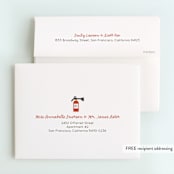 "Fire House Party" - Children's Birthday Party Thank You Cards in Firetruck by Korry Brown - FREE Recipient Addressing