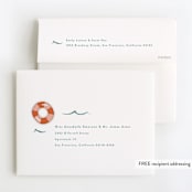 "Pool Party" - Children's Birthday Party Thank You Cards in Palm Springs by Robert and Stella - FREE Recipient Addressing
