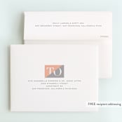 "Cutting Edge" - Children's Birthday Party Thank You Cards in Sherbert by Simona Camp - FREE Recipient Addressing