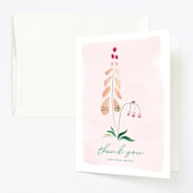 "Number One Bug" - Children's Birthday Party Thank You Cards in Jade by Eve Schultz - Front