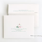 "Number One Bug" - Children's Birthday Party Thank You Cards in Jade by Eve Schultz - FREE Recipient Addressing