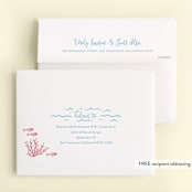 "Darling Mermaid" - Children's Birthday Party Thank You Cards in Bubblegum by Oscar and Emma - Karly Depew - FREE Recipient Addressing