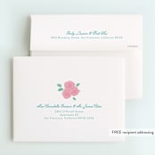 "Teacup Kitten" - Children's Birthday Party Thank You Cards in Robin's Egg by Angela Thompson - FREE Recipient Addressing