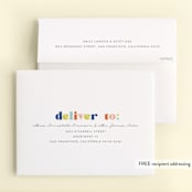 "Party Party" - Children's Birthday Party Thank You Cards in Gumdrops by Jessie Steury - FREE Recipient Addressing