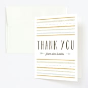 "birthday doodle" - Children's Birthday Party Thank You Cards in Marigold by Chasity Smith - Front