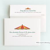 "Theme Park" - Children's Birthday Party Thank You Cards in Citrus by Anupama - FREE Recipient Addressing