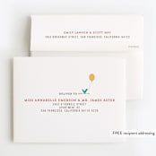 "Wild Woodland" - Children's Birthday Party Thank You Cards in Turquoise by Michelle Taylor - FREE Recipient Addressing