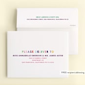"This Gal" - Children's Birthday Party Thank You Cards in Fuchsia by Baumbirdy - FREE Recipient Addressing