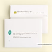 "Winter Fun" - Children's Birthday Party Thank You Cards in Mint by Creo Study - FREE Recipient Addressing