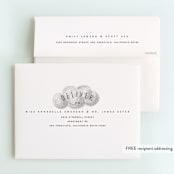 "Forest Friends" - Children's Birthday Party Thank You Cards in Sephia by Anastasia Makarova - FREE Recipient Addressing
