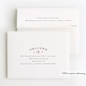 "Dotted One" - Children's Birthday Party Thank You Cards in Blush by Jennifer Wick - FREE Recipient Addressing