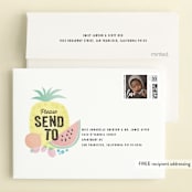 "Tutti Frutti" - Children's Birthday Party Thank You Cards in Pineapple by Karidy Walker - FREE Recipient Addressing