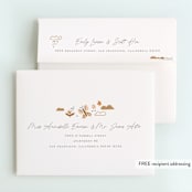 "pencil sketch" - Children's Birthday Party Thank You Cards in Autumn by Anastasia Makarova - FREE Recipient Addressing