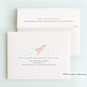 "Little Retro Astronaut" - Children's Birthday Party Thank You Cards in Mint by Maria Alou - FREE Recipient Addressing
