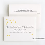 "Just Be" - Children's Birthday Party Thank You Cards in Sunshine by Lauren Chism - FREE Recipient Addressing