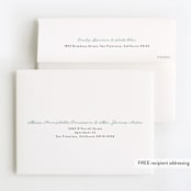 "Twin Joy" - Children's Birthday Party Thank You Cards in Seaglass by Erica Krystek - FREE Recipient Addressing
