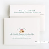 "Everyone Loves Donuts" - Children's Birthday Party Thank You Cards in Neptune by Kerry Doyle - FREE Recipient Addressing
