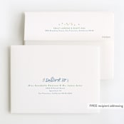 "Cupcake Topper" - Children's Birthday Party Thank You Cards in Turquoise by Alethea and Ruth - FREE Recipient Addressing