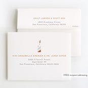 "Lit Candle" - Children's Birthday Party Thank You Cards in Full Spectrum by Up Up Creative - FREE Recipient Addressing