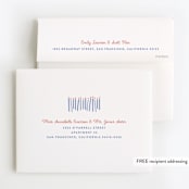 "One Two Three" - Children's Birthday Party Thank You Cards in Carnival by Susan Brown - FREE Recipient Addressing