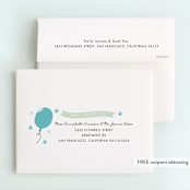 "Shout Out" - Children's Birthday Party Thank You Cards in Frosting by Oma N. Ramkhelawan - FREE Recipient Addressing