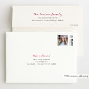 "Rock on" - Children's Birthday Party Thank You Cards in Tangerine by Kate Sorensen - FREE Recipient Addressing