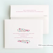 "Teepee Party" - Children's Birthday Party Thank You Cards in Petal by Sara Berrenson - FREE Recipient Addressing