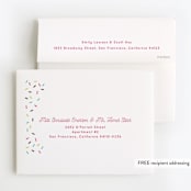 "Banana Split" - Children's Birthday Party Thank You Cards in Strawberry by Katie Zimpel - FREE Recipient Addressing