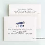 "funny letters" - Children's Birthday Party Thank You Cards in Smoothie by Anastasia Makarova - FREE Recipient Addressing