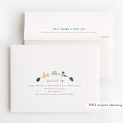 "Baby on Board" - Children's Birthday Party Thank You Cards in Citrus by Itsy Belle Studio - FREE Recipient Addressing